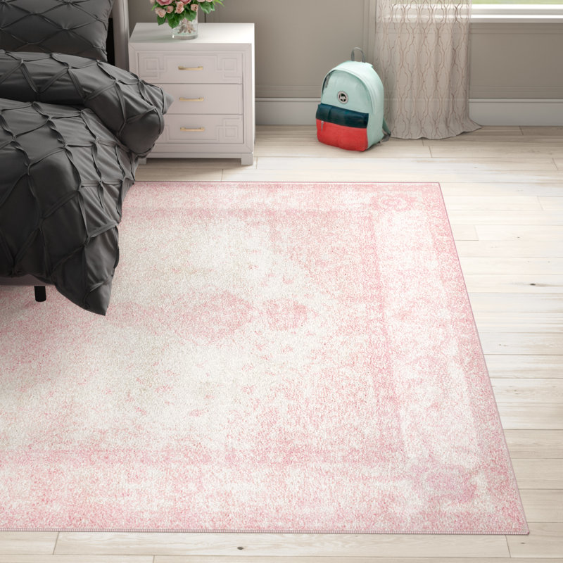 Lark Manor Rizo Oriental Pink Area Rug & Reviews Wayfair